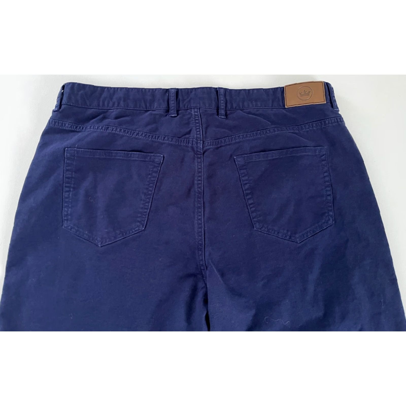 Peter Millar Peter Millar Crown Vintage Canvas Five-Pocket Pants Navy Men 38 Regular XS? Size US 38 / EU 54 - 5 Thumbnail