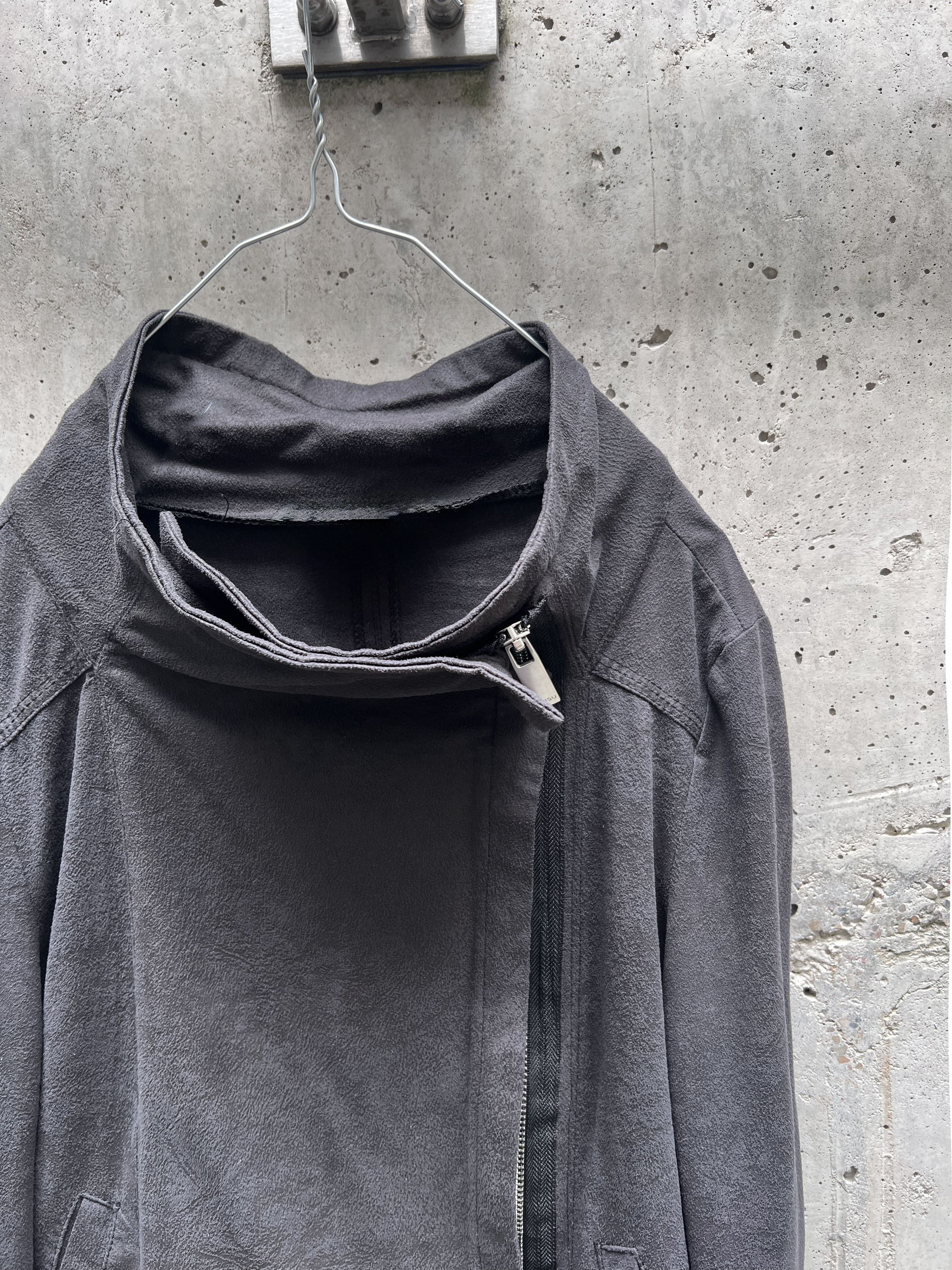 Japanese Brand Matte Black Asymmetric Jacket Size S / US 4 / IT 40 - 2 Thumbnail