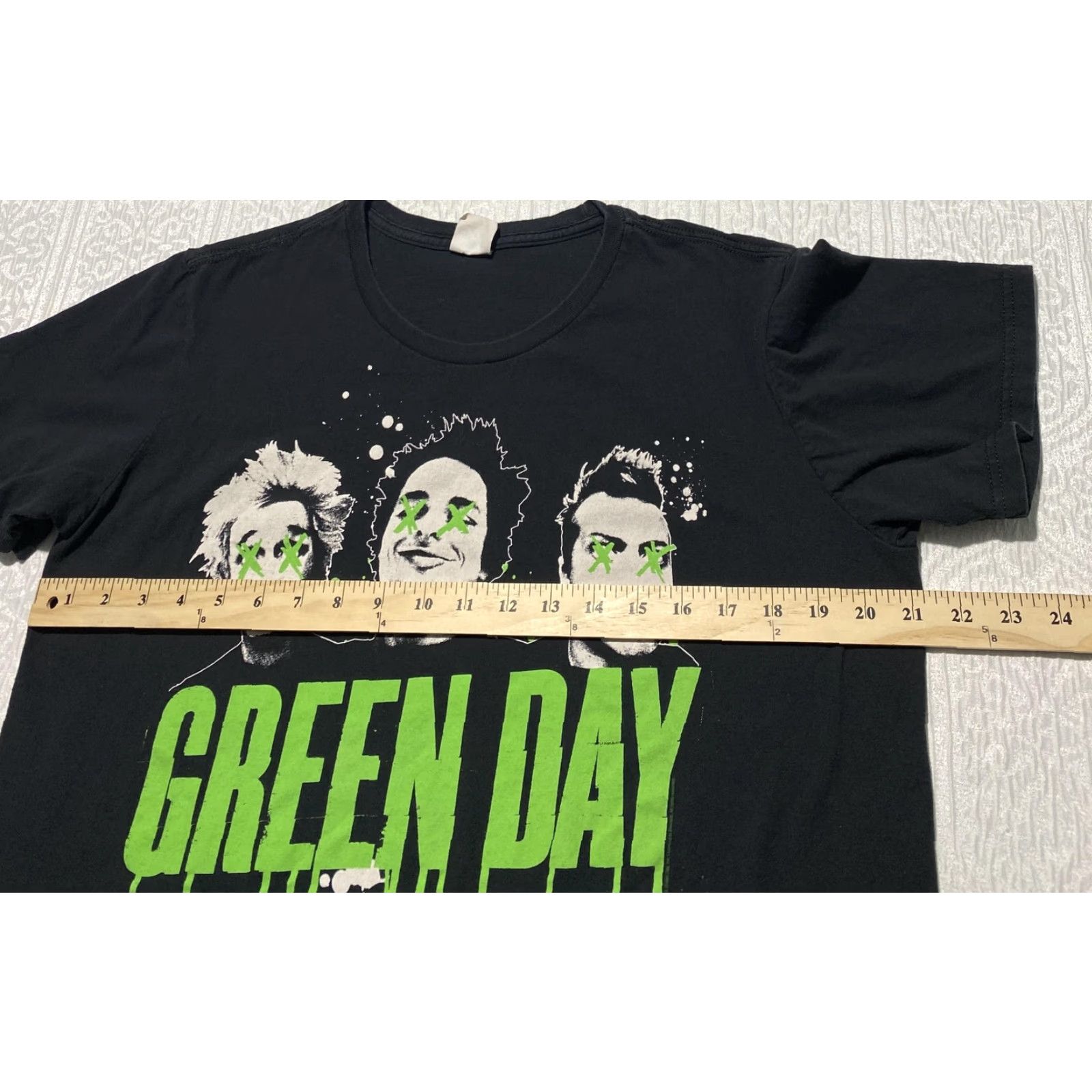 Vintage VINTAGE Green Day Shirt Mens Large Black Bay Island Sportswear Band Graphic Tee Rock Music Bay Island Size US L / EU 52-54 / 3 - 4 Thumbnail