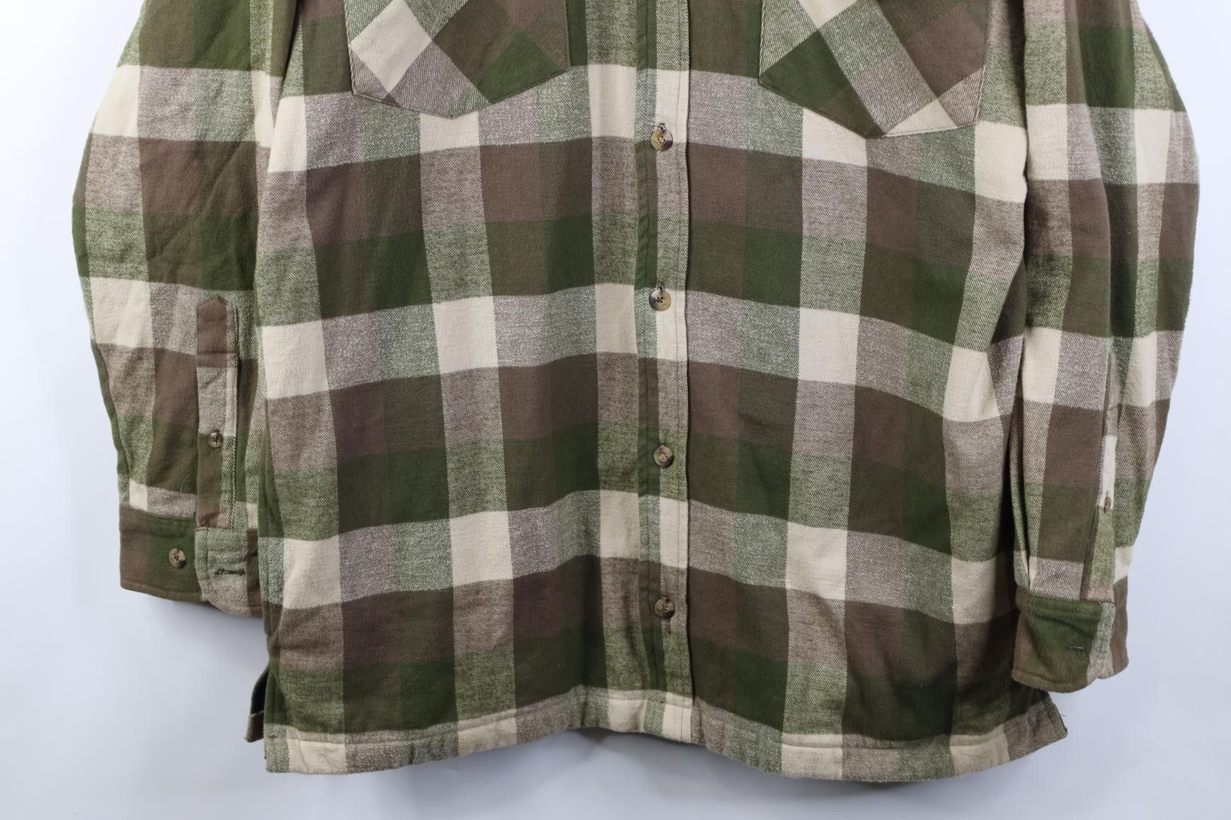 Vintage Vintage 90s Y2K Streetwear Flannel Shirt Jacket Jac Shirt Size US L / EU 52-54 / 3 - 3 Thumbnail