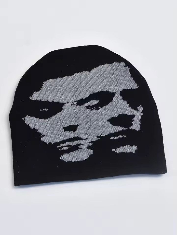Japanese Brand Y2k Goth Double Face Bennie Hat Size ONE SIZE - 1 Thumbnail