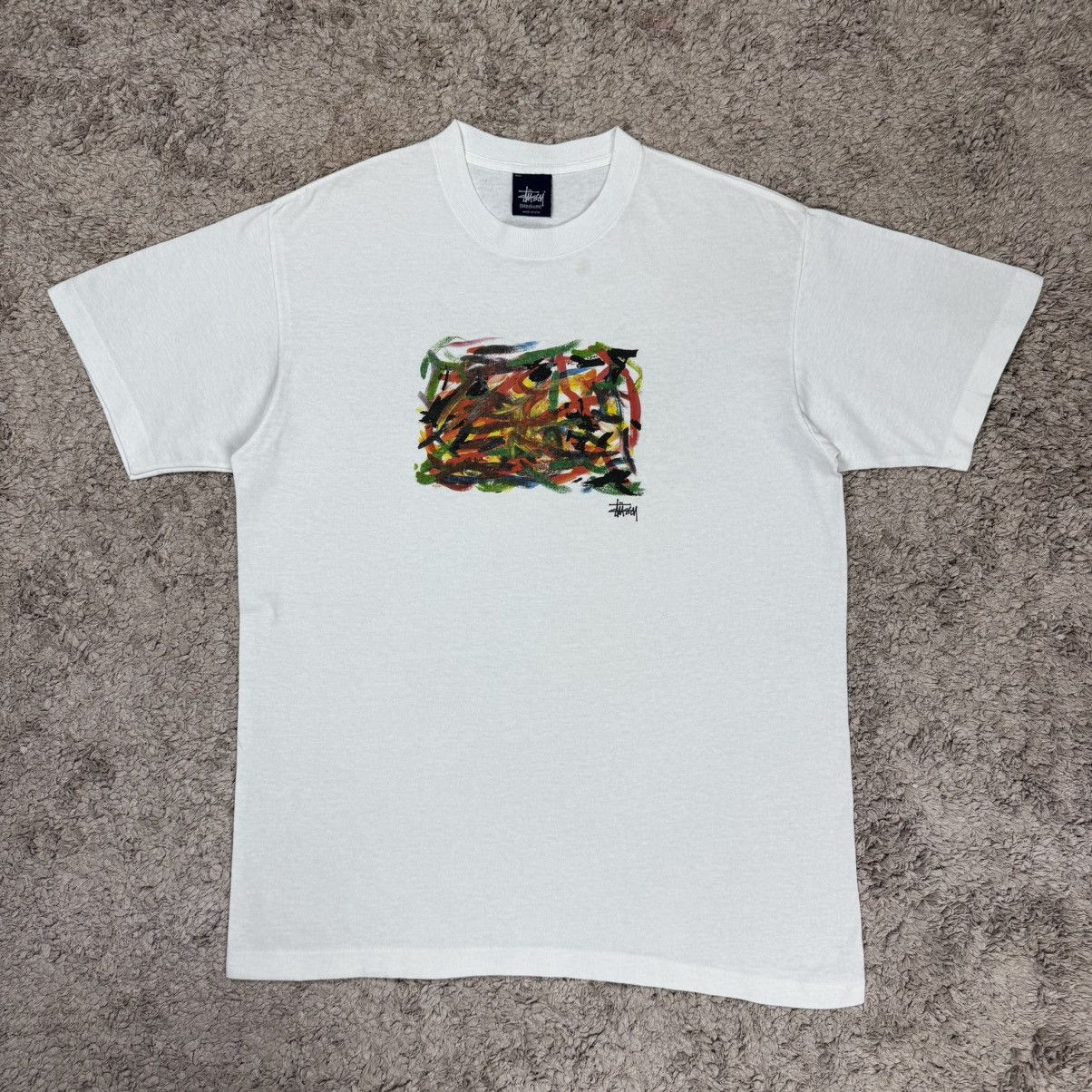 Vintage Stussy A Slam Jam Design T-shirt