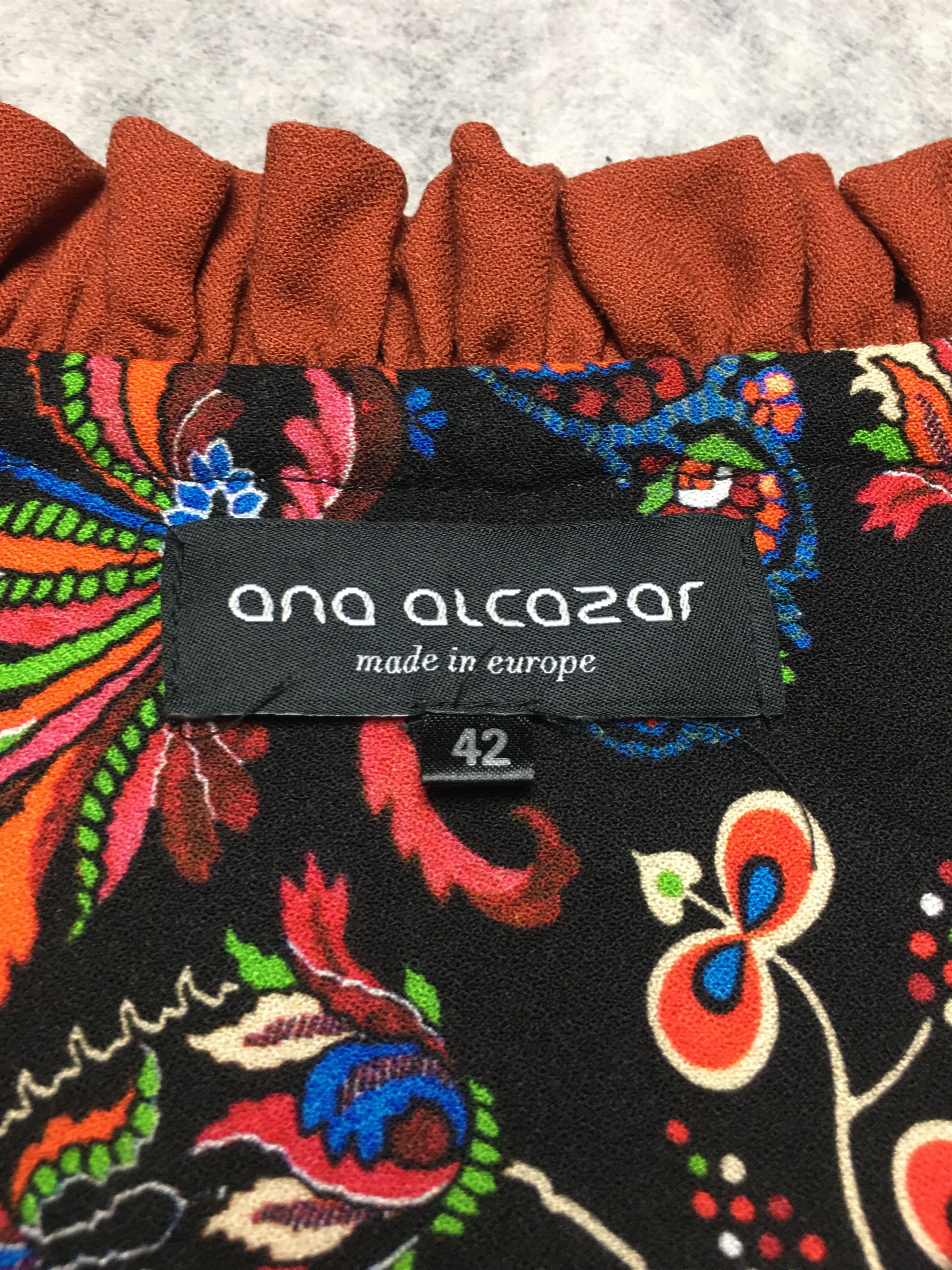 Other Ana Alcazar Paisley Print Dress Multi-coloured EU 42 Size M / US 6-8 / IT 42-44 - 10 Thumbnail