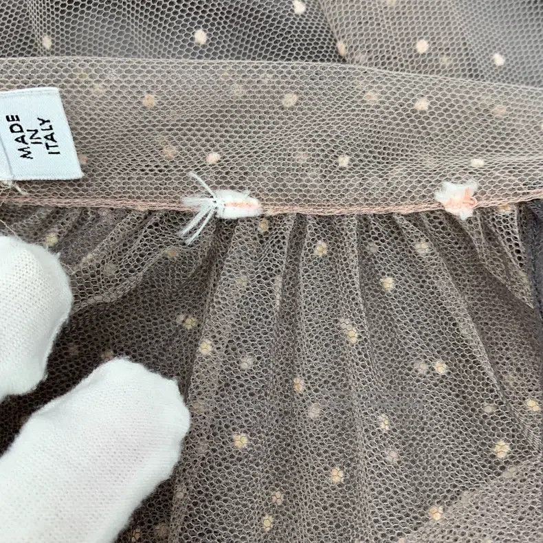 Dior Dior Pink-brown mulberry silk polka dot casual mesh skirt Size 25" / US 0 / IT 36 - 7 Thumbnail