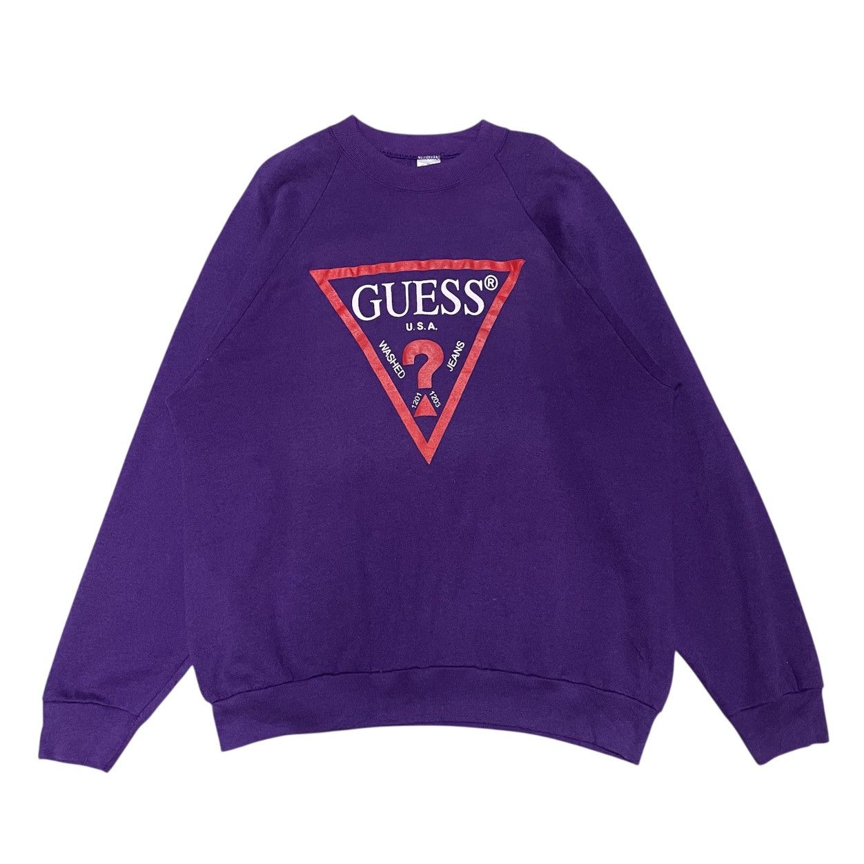 Guess × Vintage Vintage Guess Usa Crewneck Sweatshirt Size US L / EU 52-54 / 3 - 1 Thumbnail