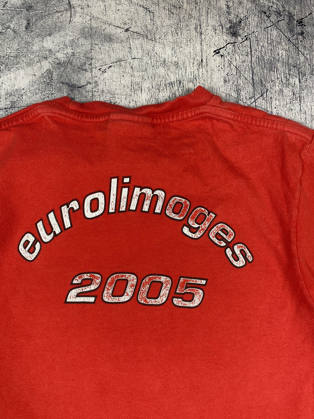 Nike × Vintage Vintage Nike Just Do It y2k EuroLimoges 2005 Tee T Shirt Size US S / EU 44-46 / 1 - 9 Thumbnail