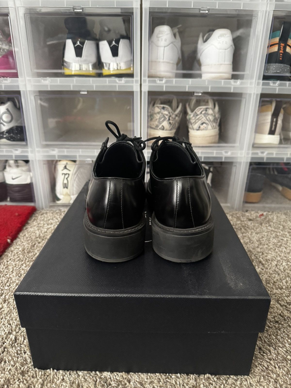 Prada Prada oblique lace up shoe Size US 10 / EU 43 - 4 Thumbnail