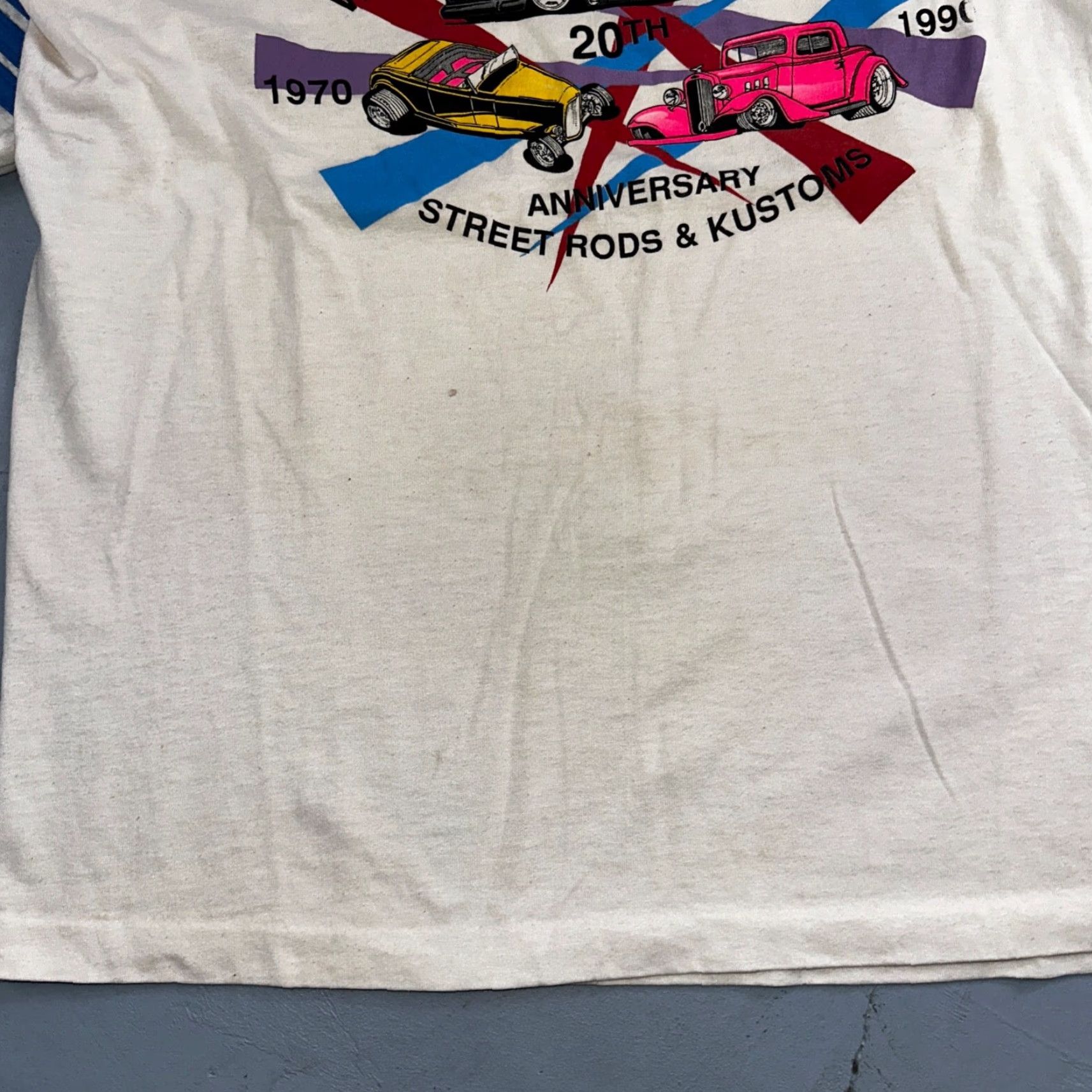 Vintage Vintage Willamette Valley 1990 T-Shirt Men L White Vintage Cars Sports Graphic All Seasons Size US L / EU 52-54 / 3 - 3 Thumbnail