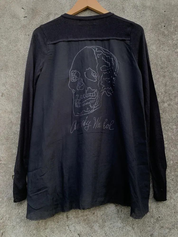 Hysteric Glamour GOTHIC SKULL DISTREASSED CARDIGAN Size US M / EU 48-50 / 2 - 2 Thumbnail