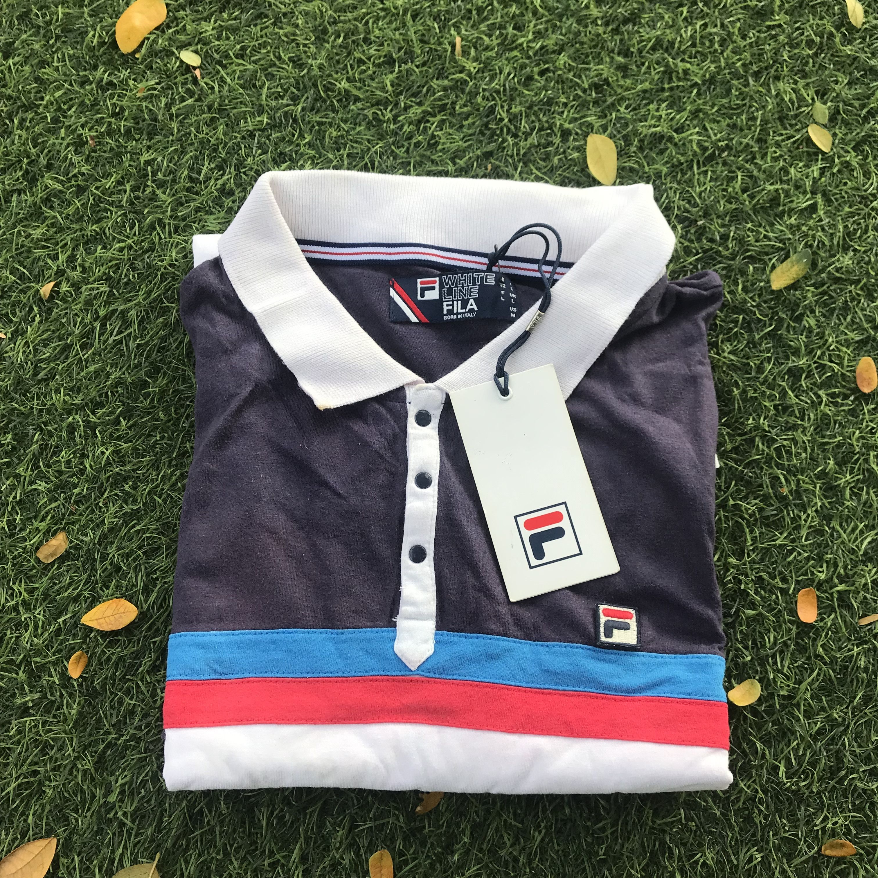 Fila Fila sentatta Polo Shirt 3 tone colorway Bnwt Brand New Size US L / EU 52-54 / 3 - 3 Thumbnail