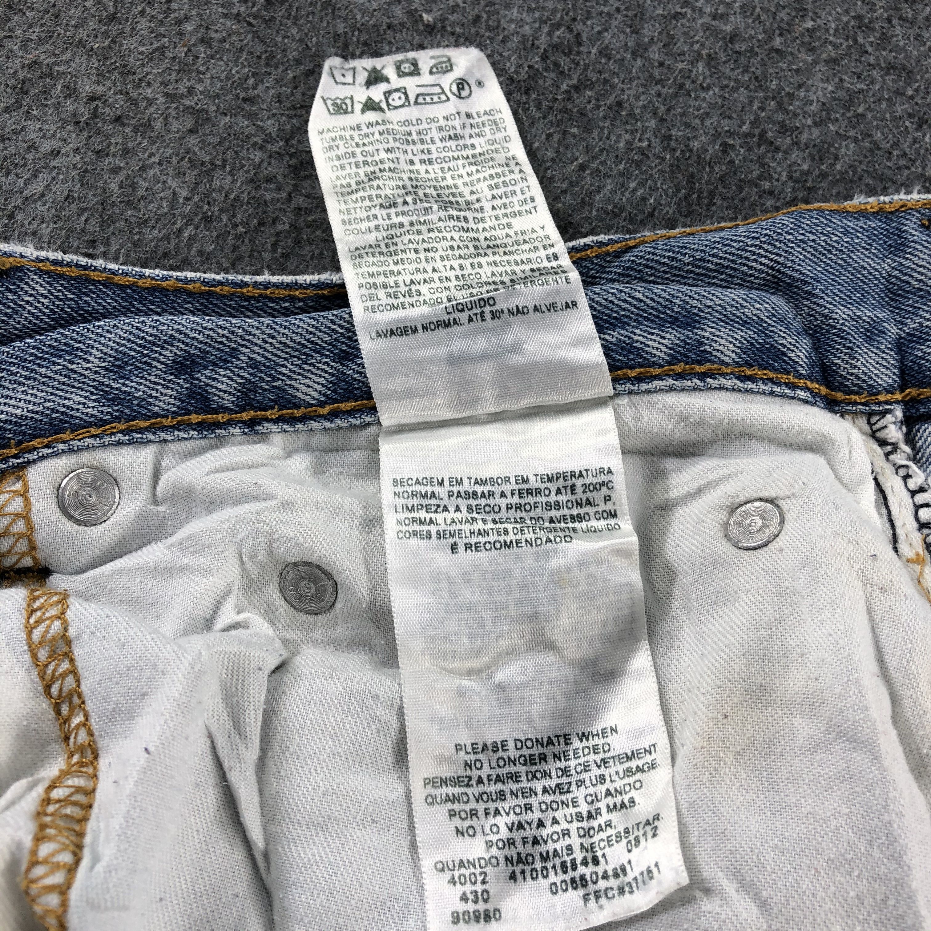 Levi's Vintage Blue Wash Levis 550 Jeans-J2633 Size US 40 / EU 56 - 16 Thumbnail