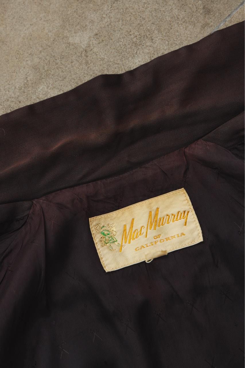 Vintage Vtg 50s Mac Murray Western Gabardine Jacket Smile Pockets Size US S / EU 44-46 / 1 - 8 Thumbnail
