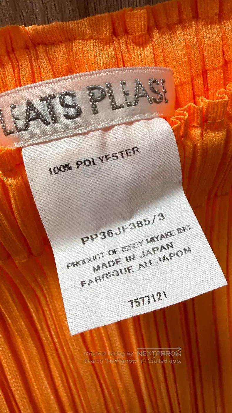 Issey Miyake Issey Miyake size:3 Orange Irregular Pants Size 31" - 7 Thumbnail