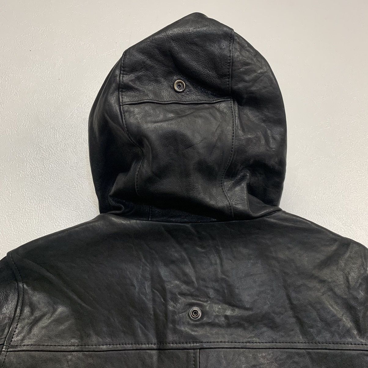RRL Ralph Lauren × Schott Schott Hooded bikers leather jacket Size US M / EU 48-50 / 2 - 5 Thumbnail