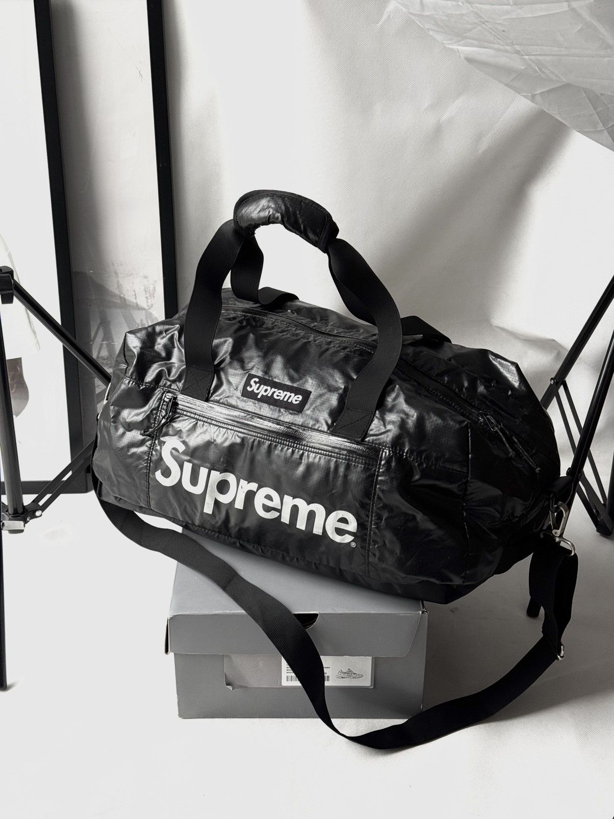 Supreme Supreme Large Duffle Bag (SS18) Black | Grailed