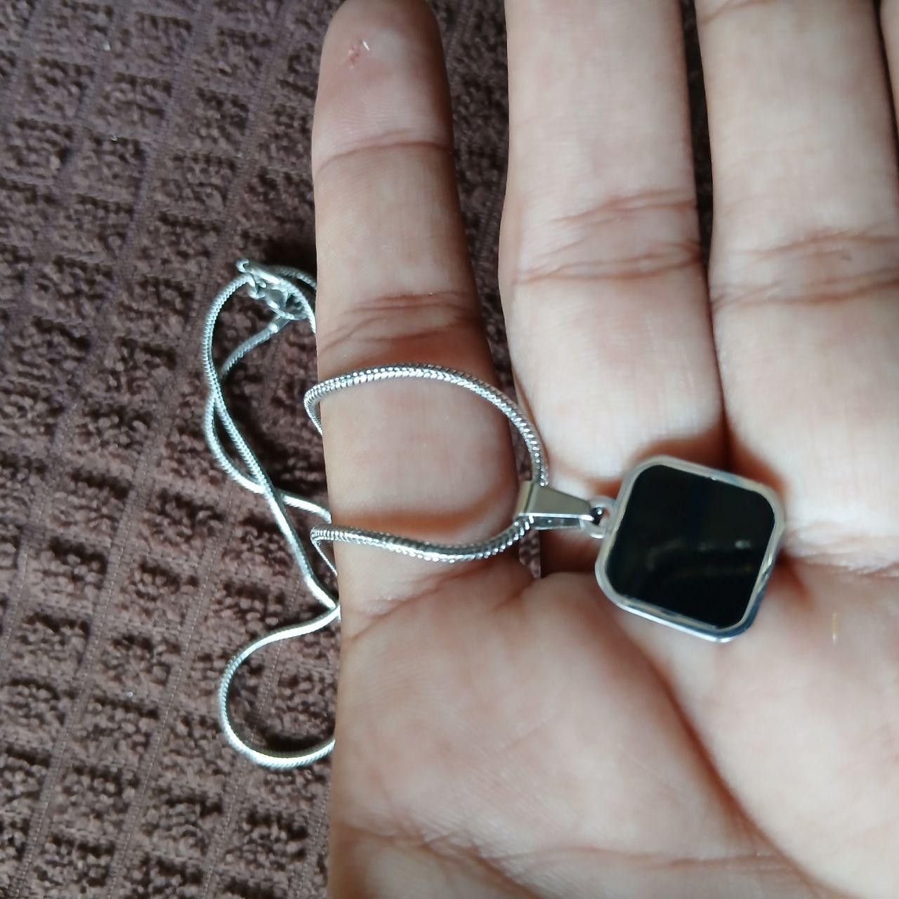 Other Silver Color Metal Chain Pendant Necklace Size ONE SIZE - 4 Thumbnail