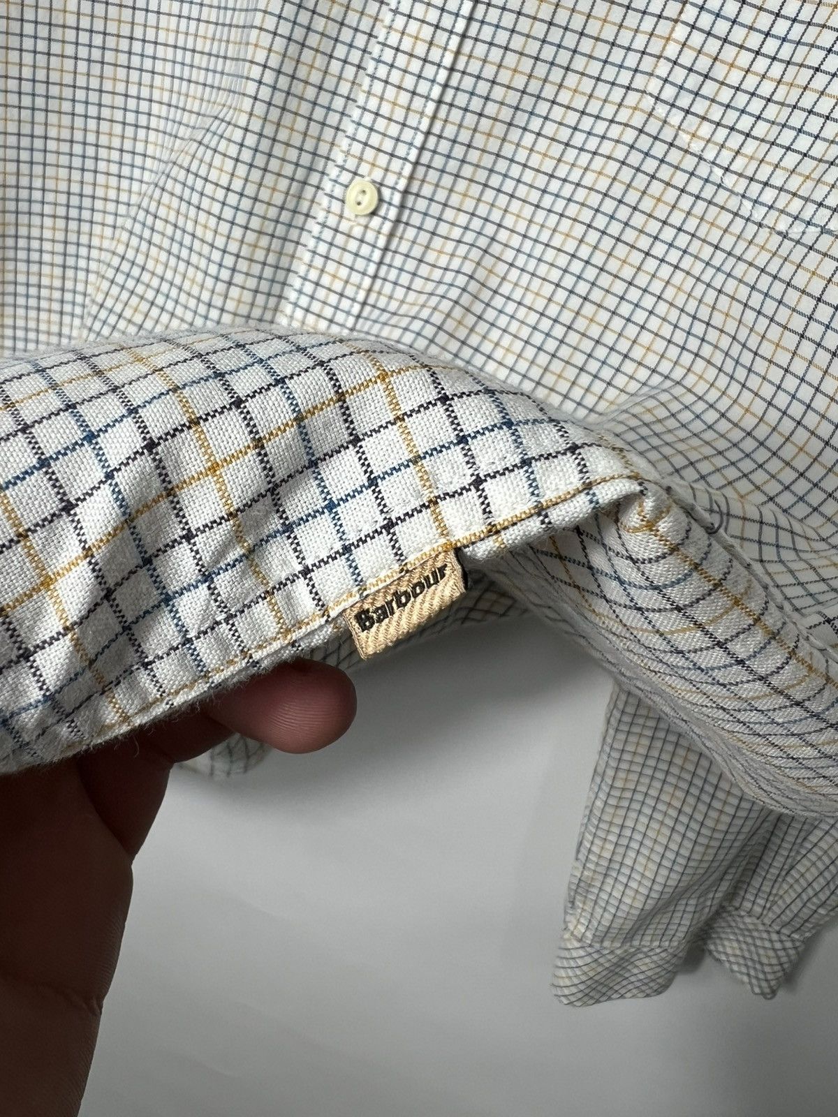 Barbour Vintage streetwear designer Barbour Plaid Button Up Shirt Size US XL / EU 56 / 4 - 3 Thumbnail