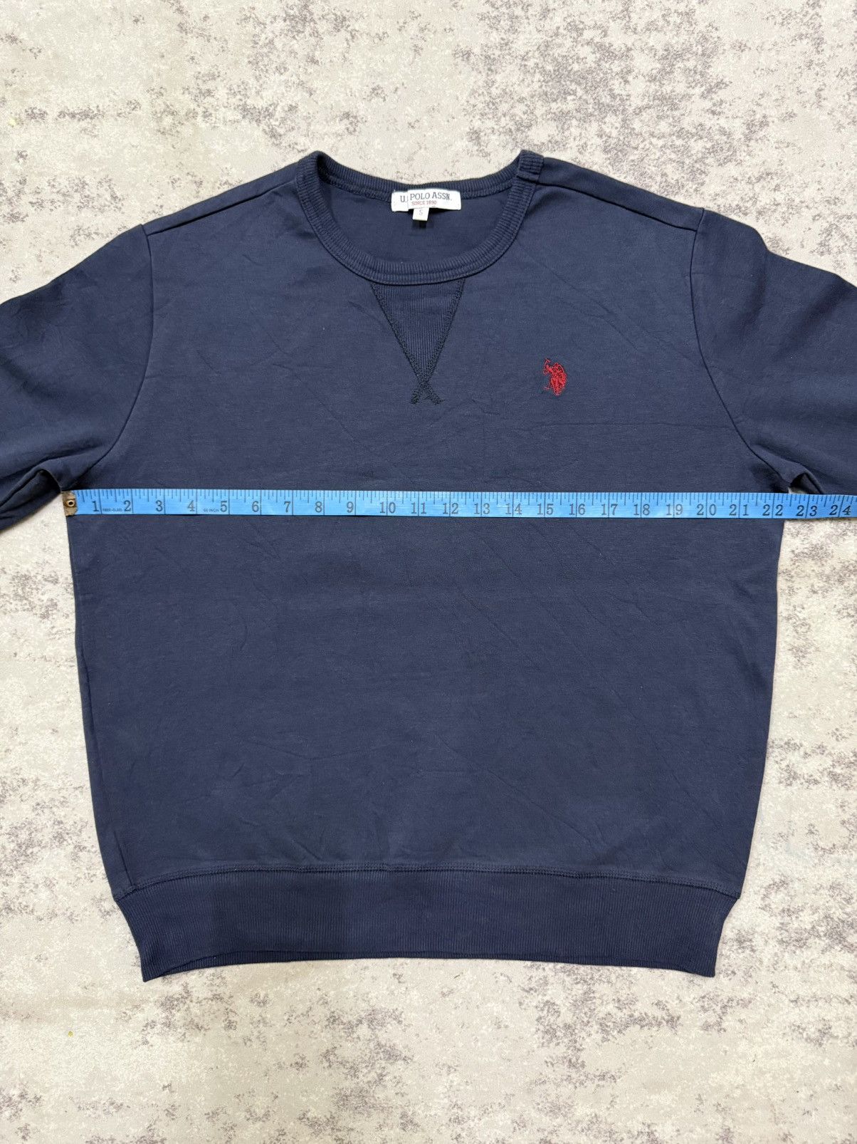 U.S. Polo Assn. U.S Polo Assn. Small Logo Crewneck Dark Blue Sweatshirt Size US S / EU 44-46 / 1 - 13 Thumbnail