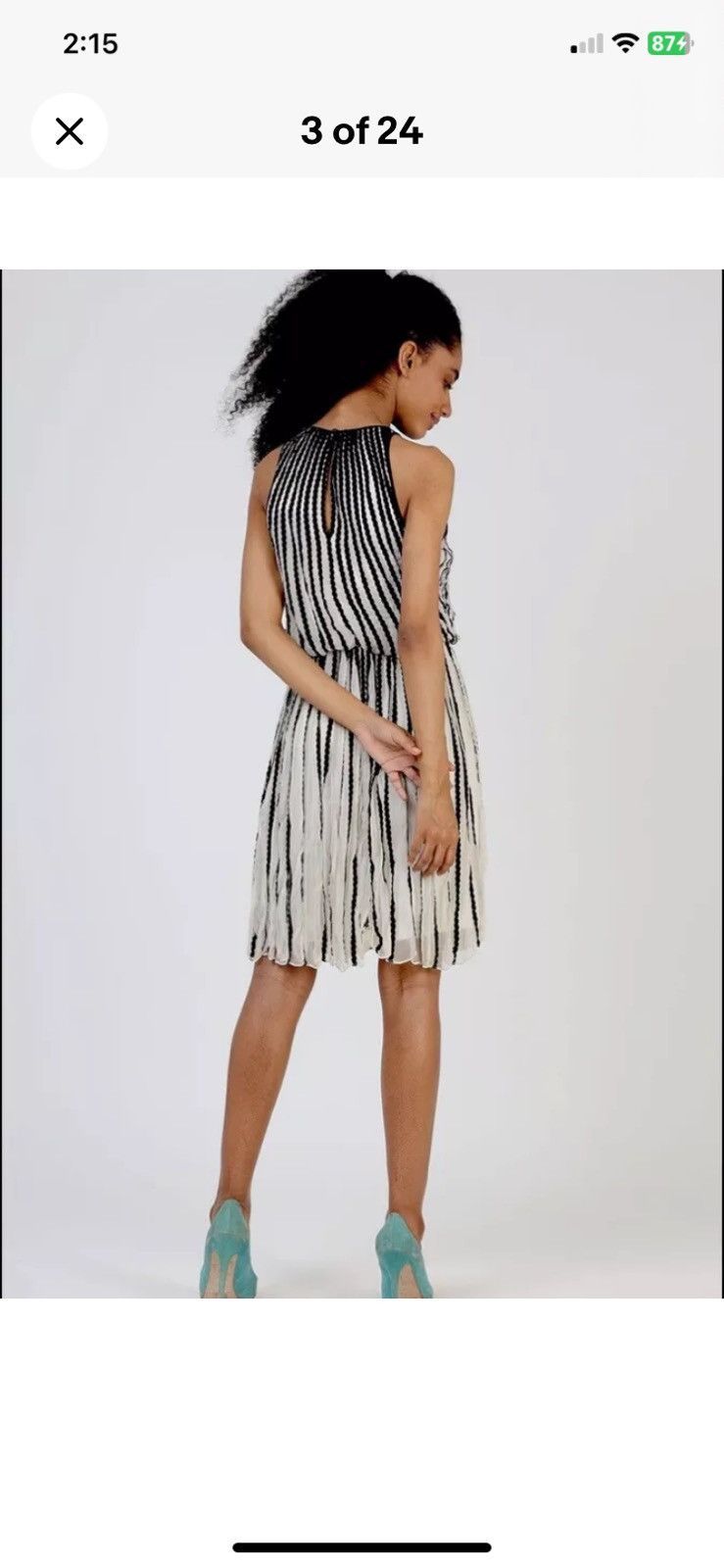 Anthropologie Anthropologie Geisha Designs Martinique Halter Dress Size 4 Size S / US 4 / IT 40 - 3 Thumbnail