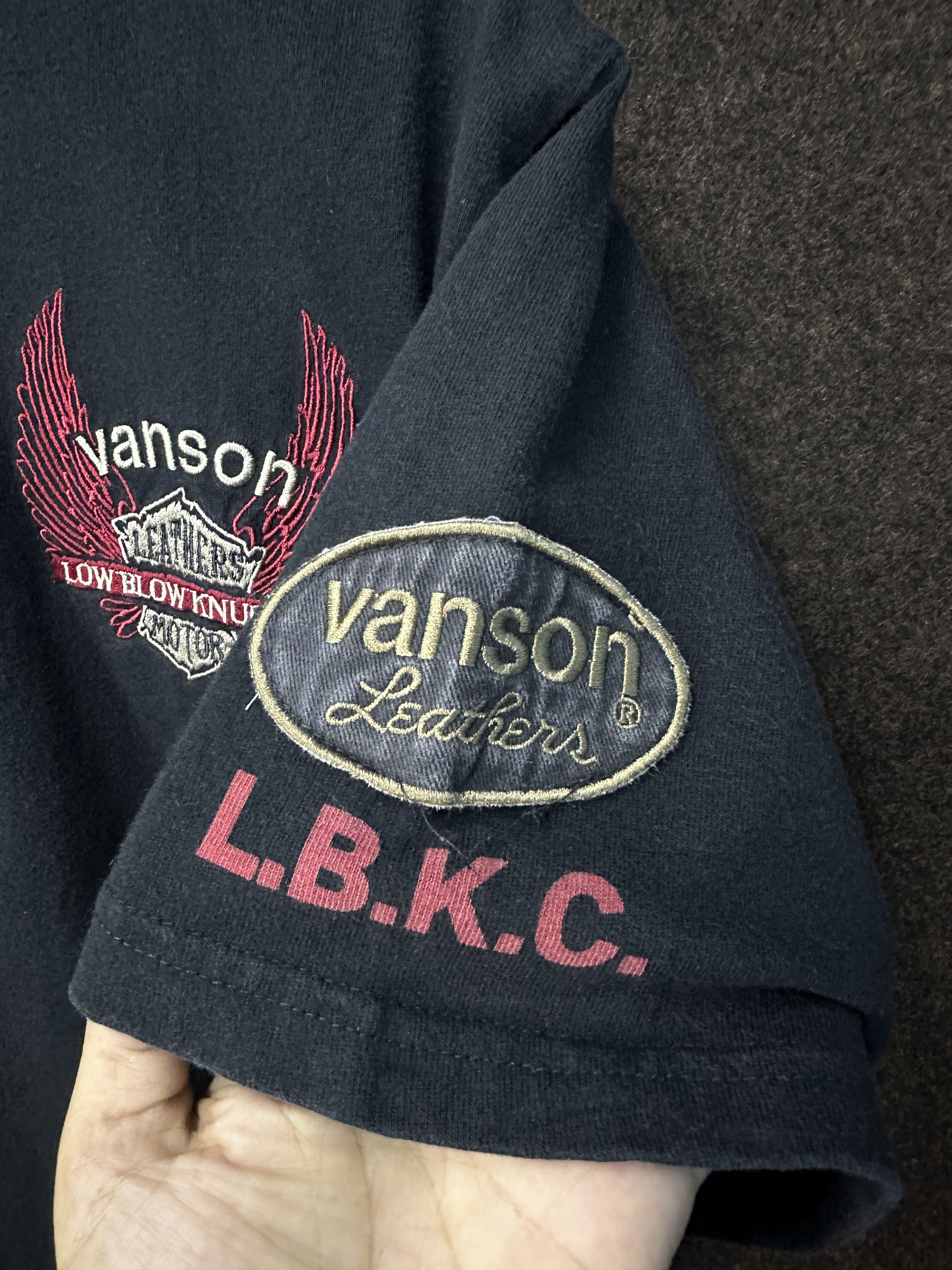 Vanson Leathers Vanson Leathers Motorcycles Low blow Knuckle A1050 Size US M / EU 48-50 / 2 - 6 Thumbnail