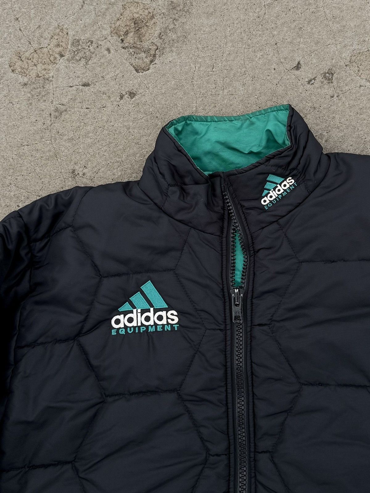 Adidas Vintage 90s Adidas Equipment Down Y2k Blokecore Jacket Size US L / EU 52-54 / 3 - 4 Thumbnail