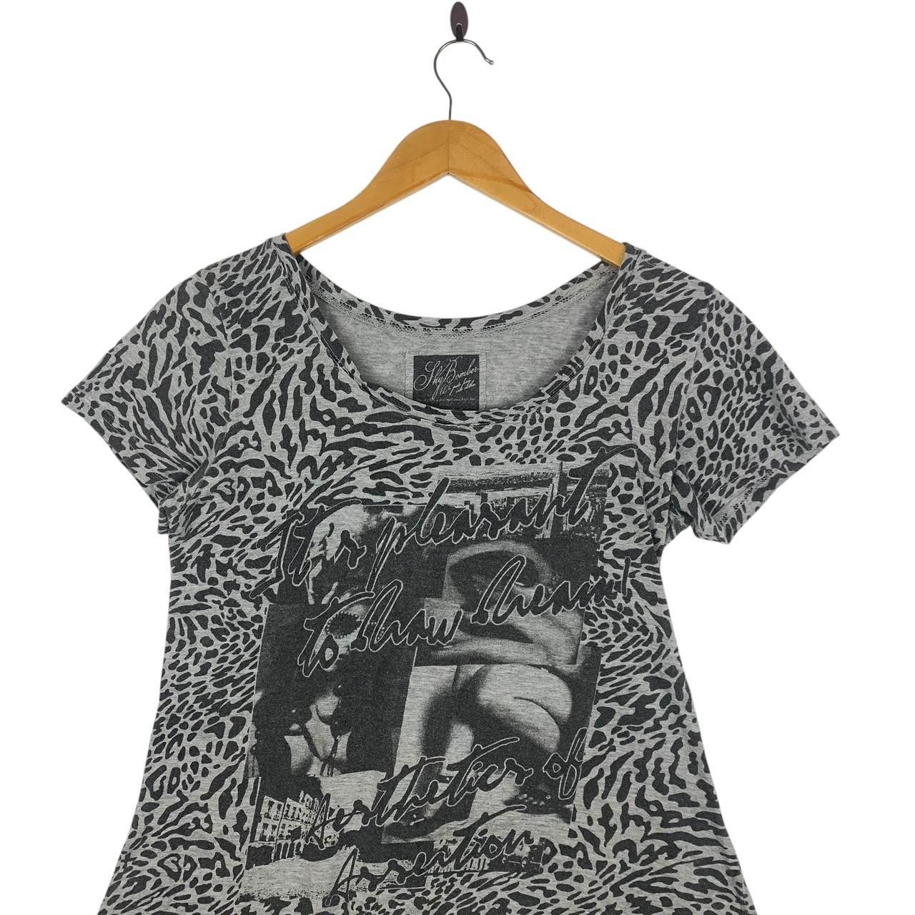 Other SKY BOMBER PUNK Leopard Pattern Fotofolio Tee Shirt Top Size L / US 10 / IT 46 - 2 Thumbnail