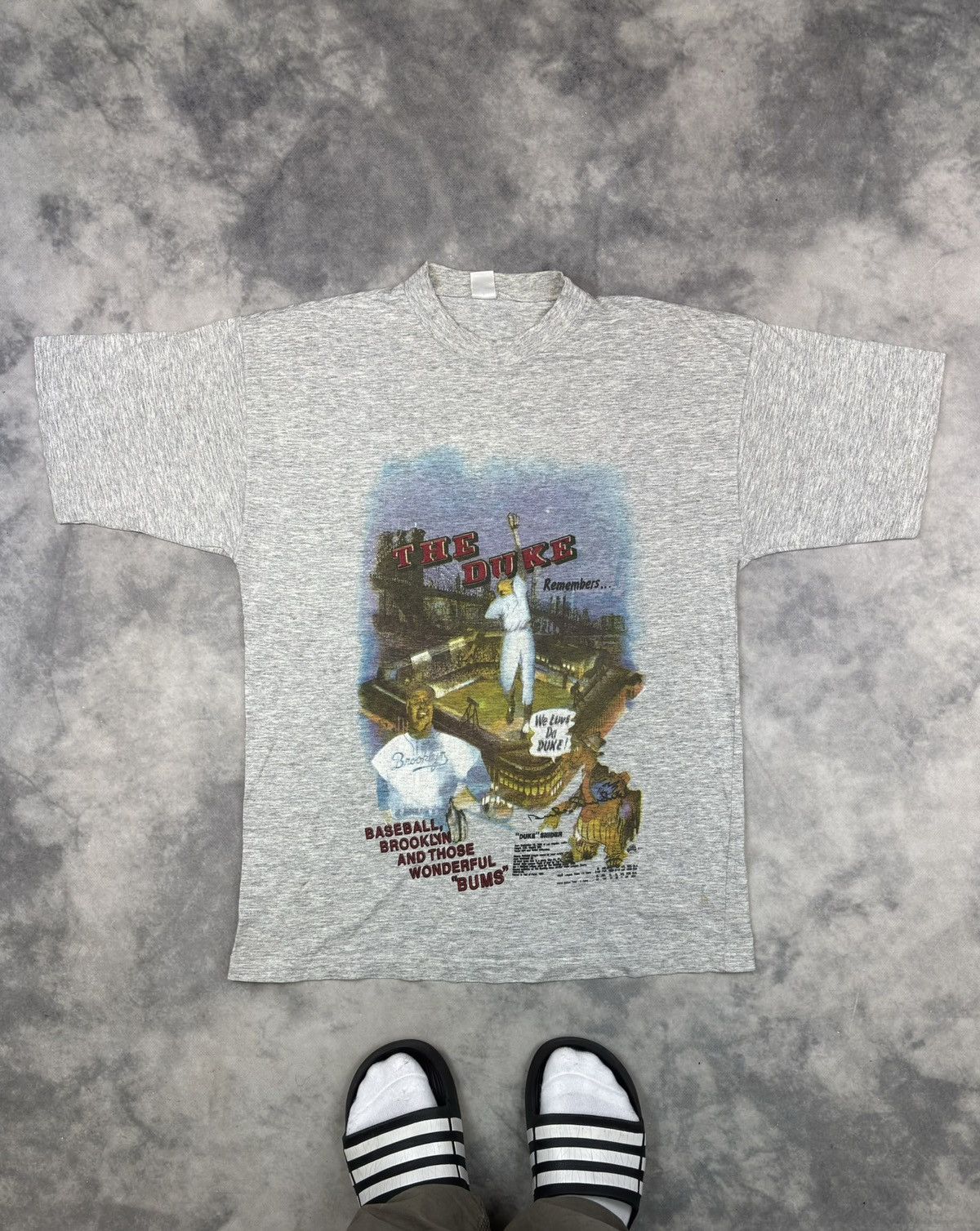 MLB Vintage The Duke Brooklyn USA T shirt Tees MLB baseball Size US L / EU 52-54 / 3 - 1 Thumbnail