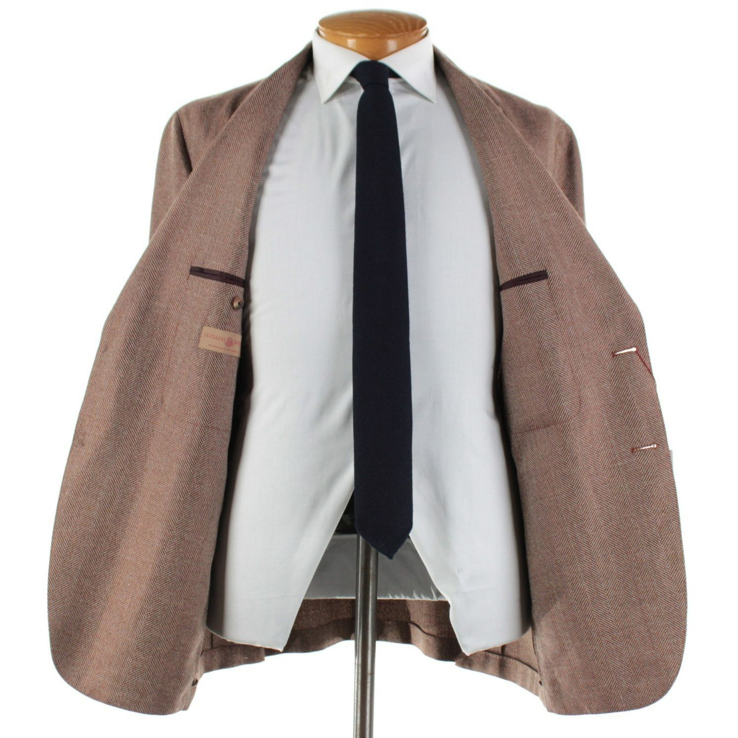 Luciano Barbera Luciano Barbera Sport Coat Size 44 US in Brown Size 44R - 6 Thumbnail
