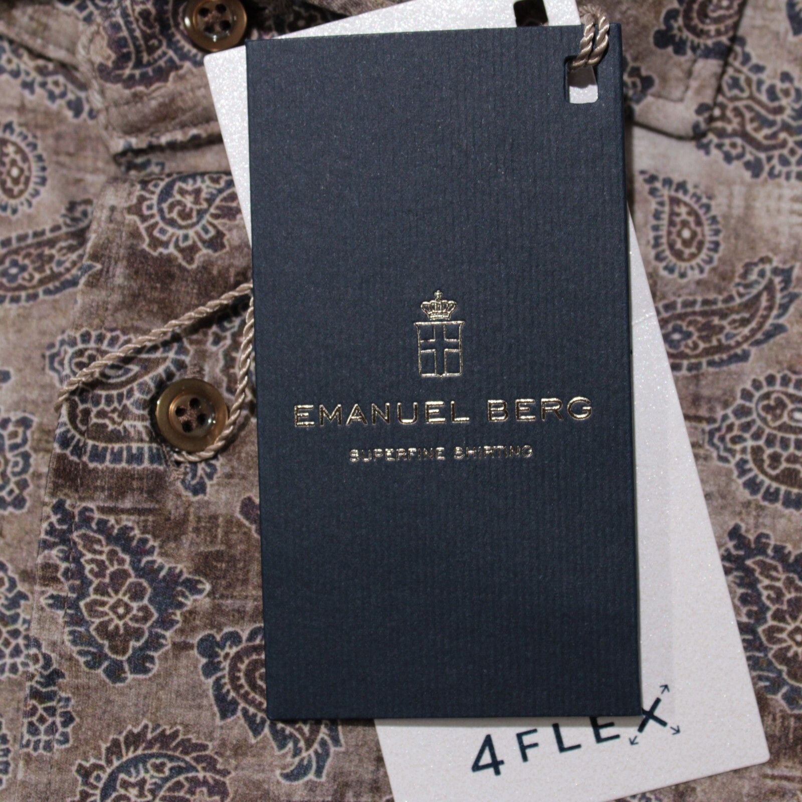 Other Emanuel Berg New with tags Shirt Size L US In Brown Size US L / EU 52-54 / 3 - 2 Thumbnail