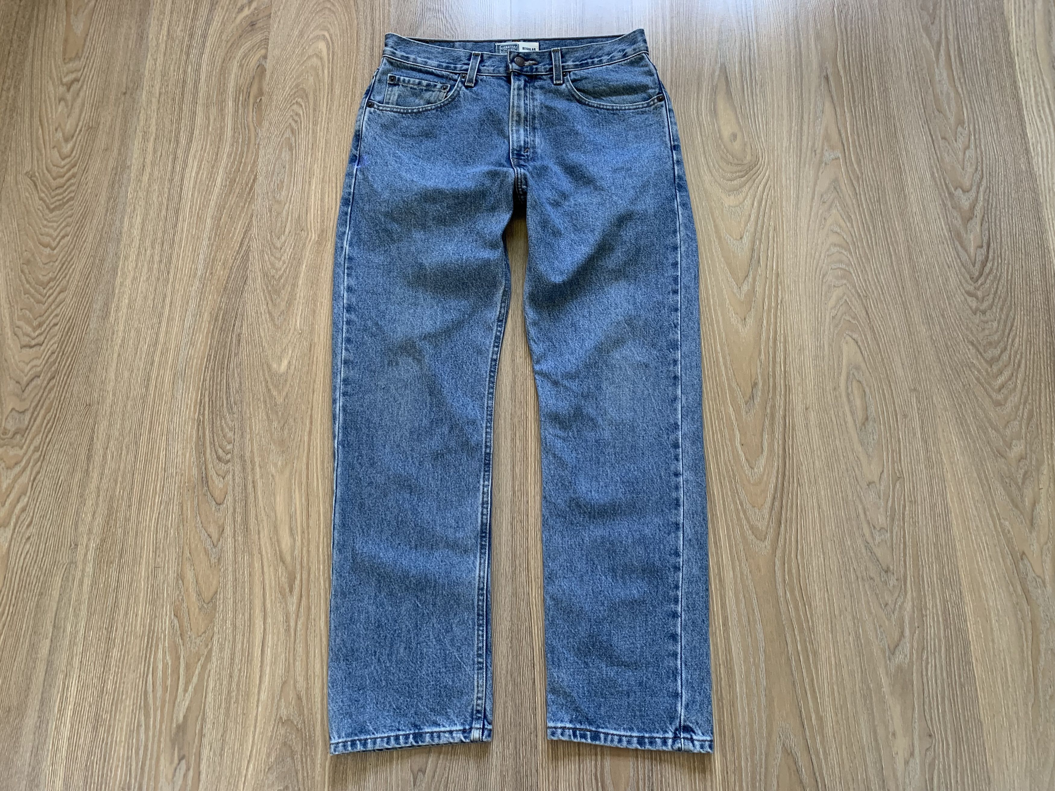 Levi's Vintage Clothing Rare Levi's Sugnature Vintage Light Blue Jeans Size US 32 / EU 48 - 2 Thumbnail
