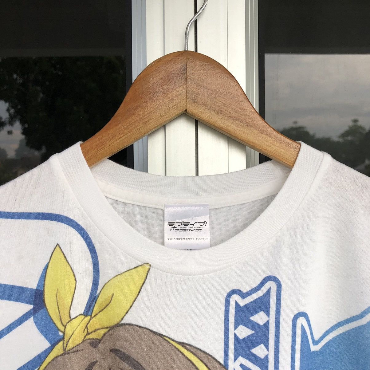Anime Watanabe You Full Graphic T-Shirt Aqours SPORTS White M Size US M / EU 48-50 / 2 - 7 Thumbnail