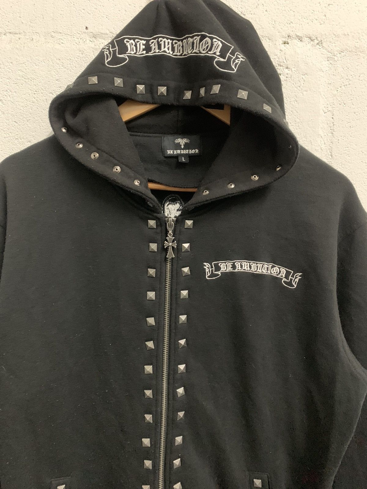 Japanese Brand Hooded Rivet Design Size US L / EU 52-54 / 3 - 3 Thumbnail