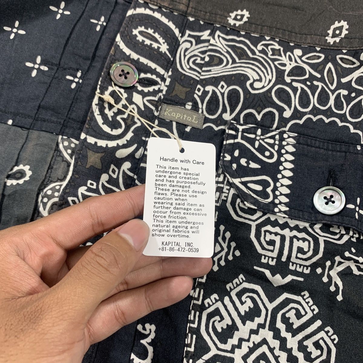 Kapital × Kapital Kountry KAPITAL BANDANA PATCHWORK PRINT 1ST JKT 2024 Size US XXL / EU 58 / 5 - 4 Thumbnail