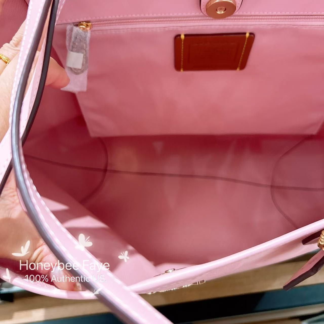 Coach City Tote Bag In Signature Canvas CAL49 Size ONE SIZE - 6 Thumbnail