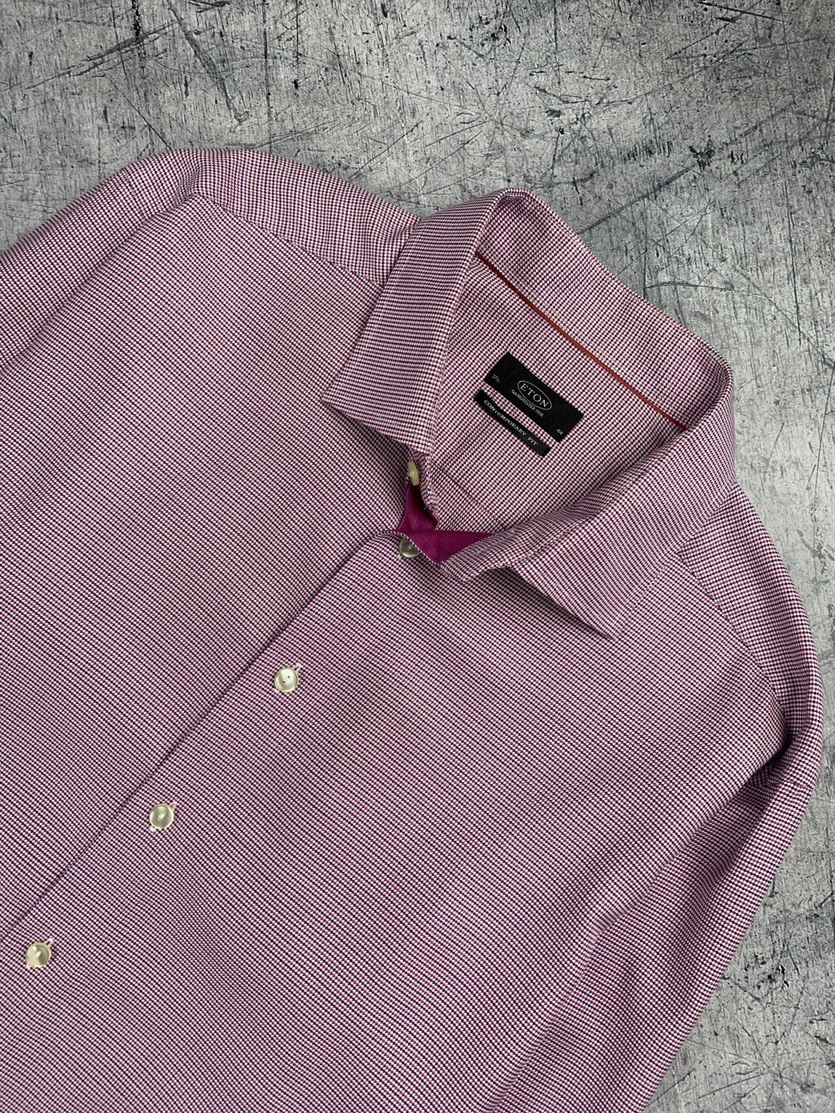 Eton Eton Contemporary Fit Shirt Buttons-Up Long Sleeve Men’s 44 Size US L / EU 52-54 / 3 - 2 Thumbnail