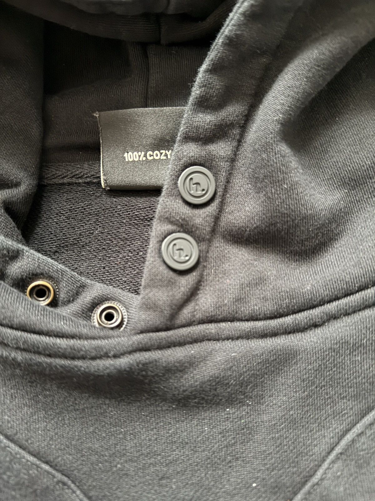 HIDDEN Hidden NY Hoodie Mens M Black Tactical Panel Graphic Sweater Size US M / EU 48-50 / 2 - 11 Thumbnail