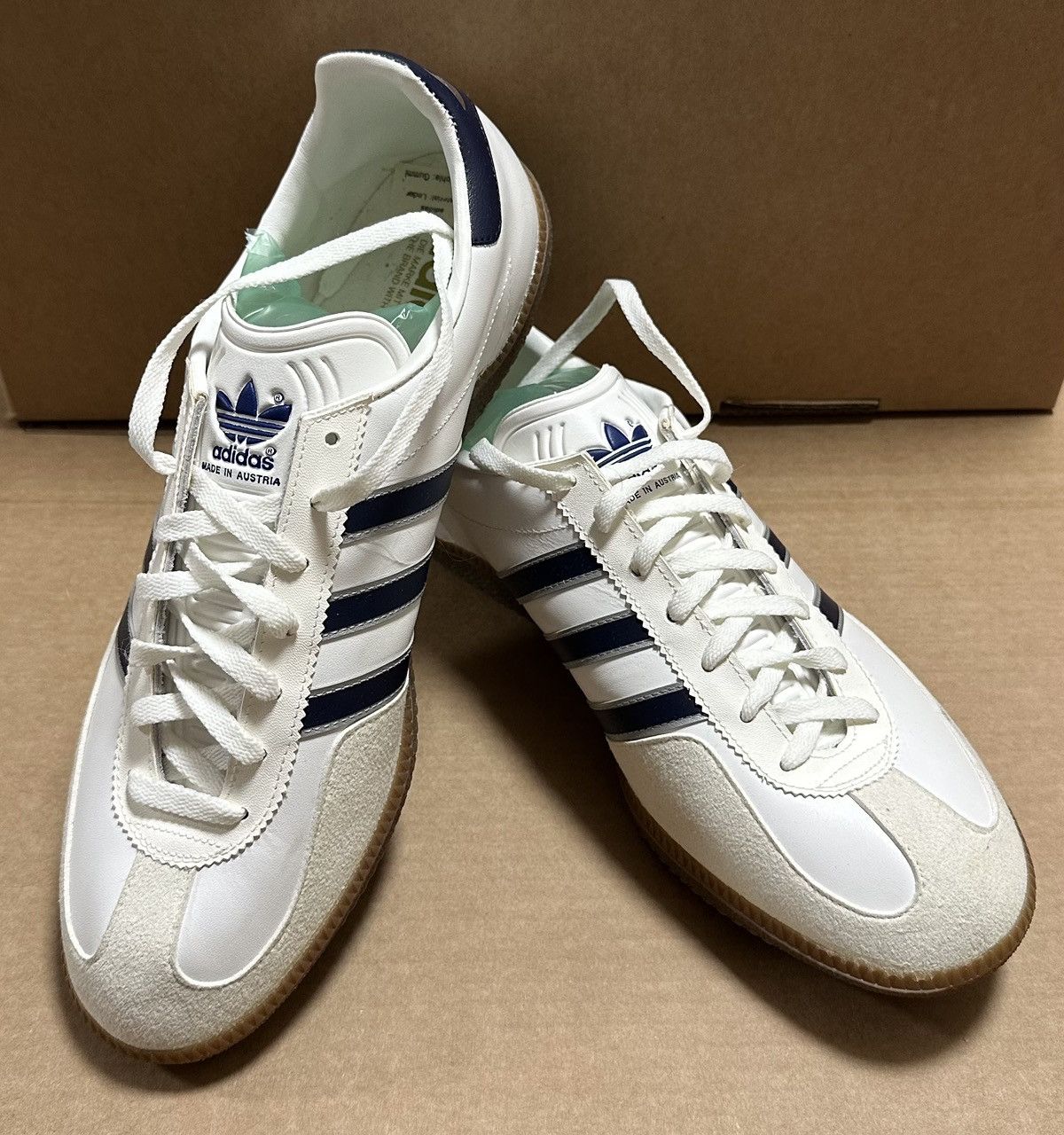 Adidas  JJJJound Jjjjound x adidas samba OG core off white Made in Germany  | Grailed