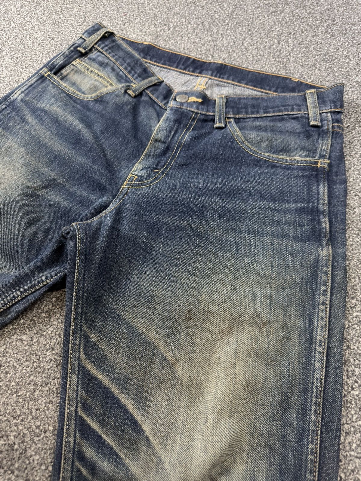 Levi's Vintage Denim Levis 606 Tappered Heavy Faded Distressed Wash Size US 32 / EU 48 - 3 Thumbnail