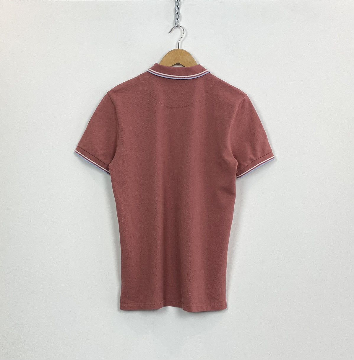 Pretty Green Pretty Green Short Sleeve Polo Shirt Men’s Size S Dusty Pink Size US S / EU 44-46 / 1 - 9 Thumbnail
