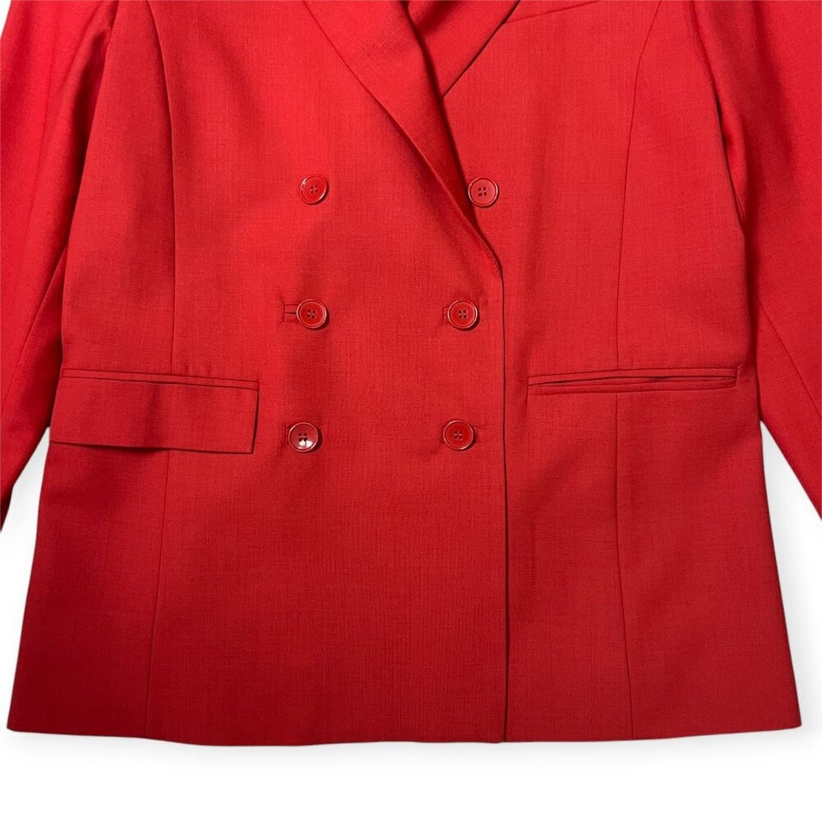 & Other Stories & Other Stories Red Double Breasted Blazer 6 NWOT Size M / US 6-8 / IT 42-44 - 11 Thumbnail