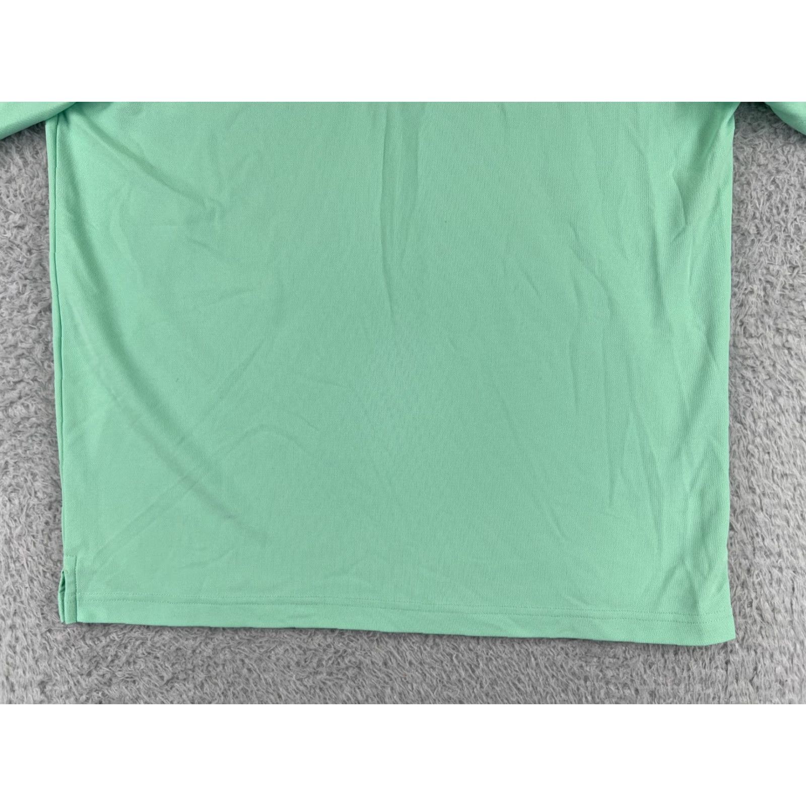 Vintage Greg Norman Polo Shirt Men Large Green Golf Polo Shirt Mens Regular Green Greg Norman Play Dry Shark Golf Short Sleeve Polyester Polo Shirt Size US L / EU 52-54 / 3 - 6 Thumbnail