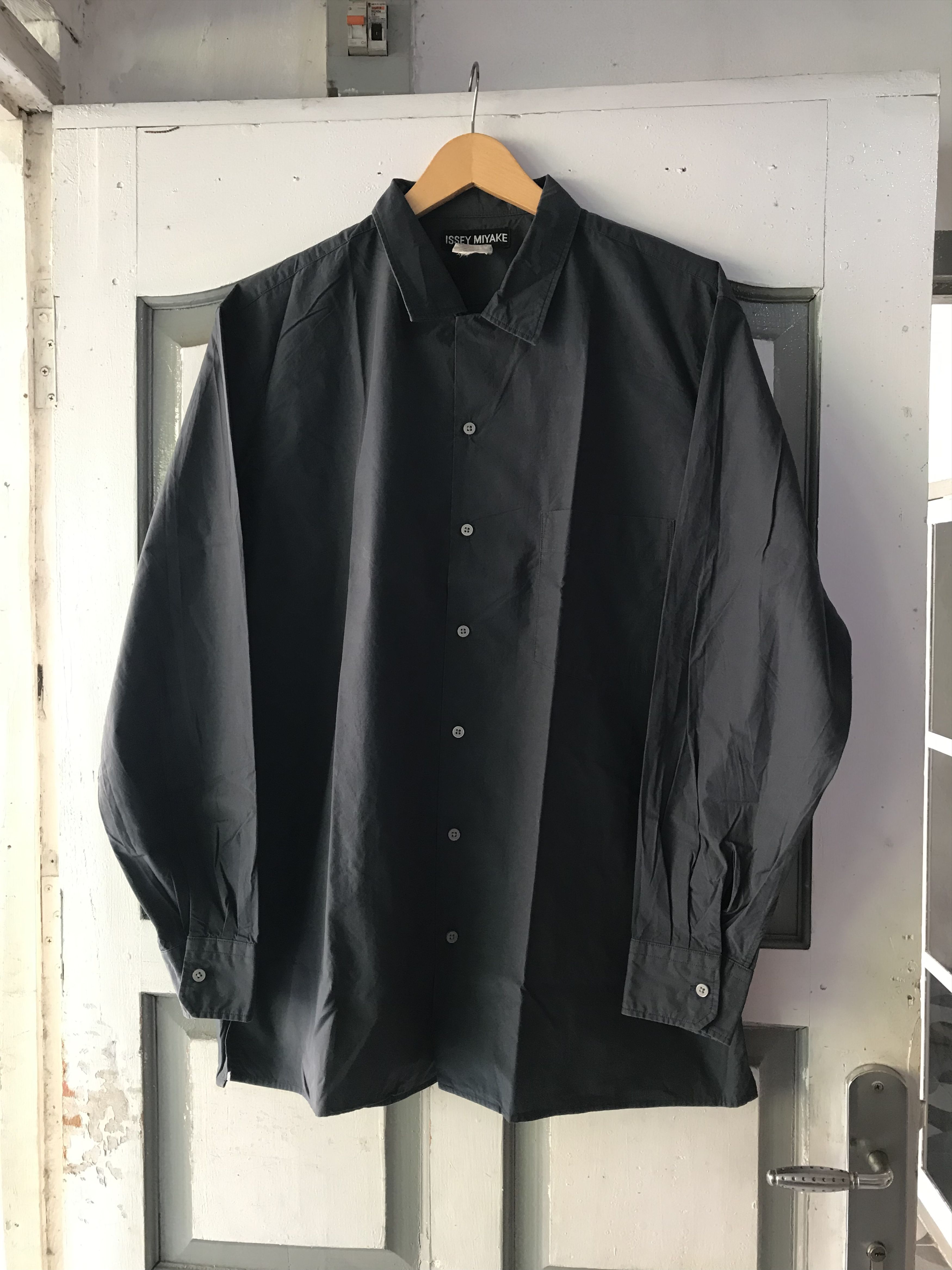 Issey Miyake Issey Miyake Grey Shirts Size US L / EU 52-54 / 3 - 1 Thumbnail