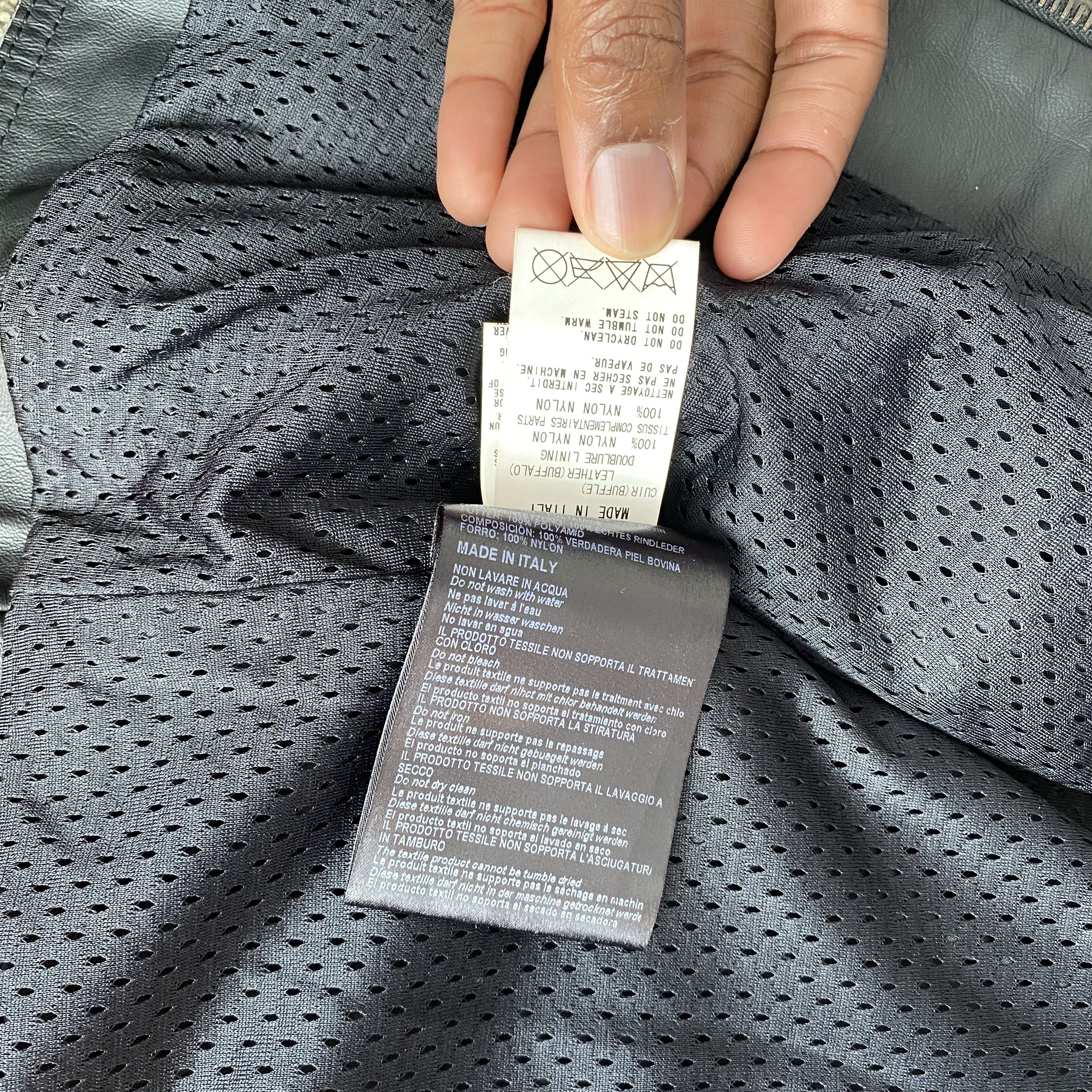 Yohji Yamamoto Yohji Yamamoto x Dainese Leather Jacket 2004 A/W Size US XXS / EU 40 - 5 Thumbnail