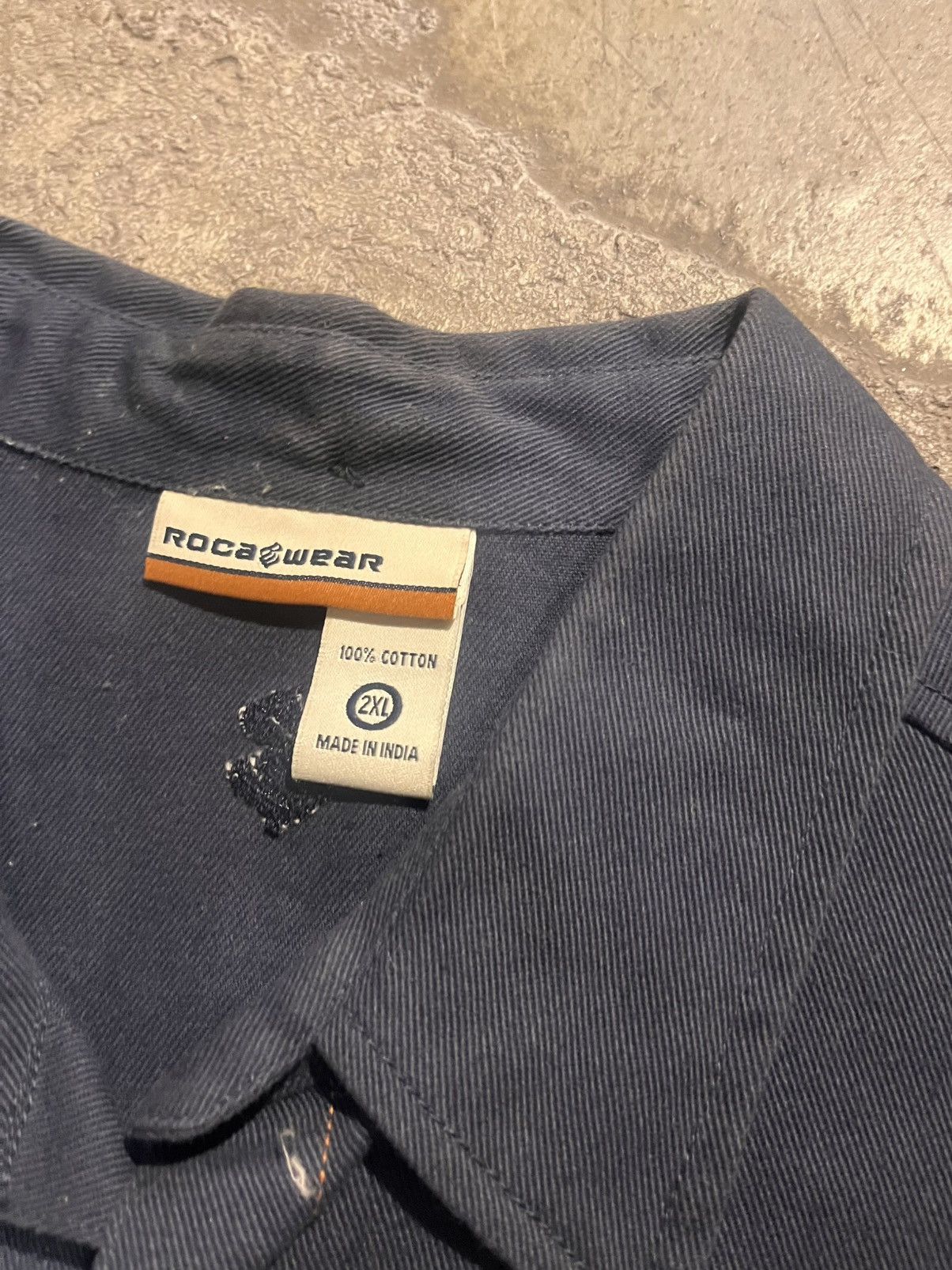 Rocawear Rocawear Denim Work Button Up Shirt SZ 2XL Size US XXL / EU 58 / 5 - 4 Thumbnail