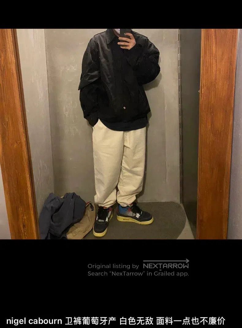Nigel Cabourn Nigel Cabourn size M White sweatpants Size 30" / US 8 / IT 44 - 1 Thumbnail