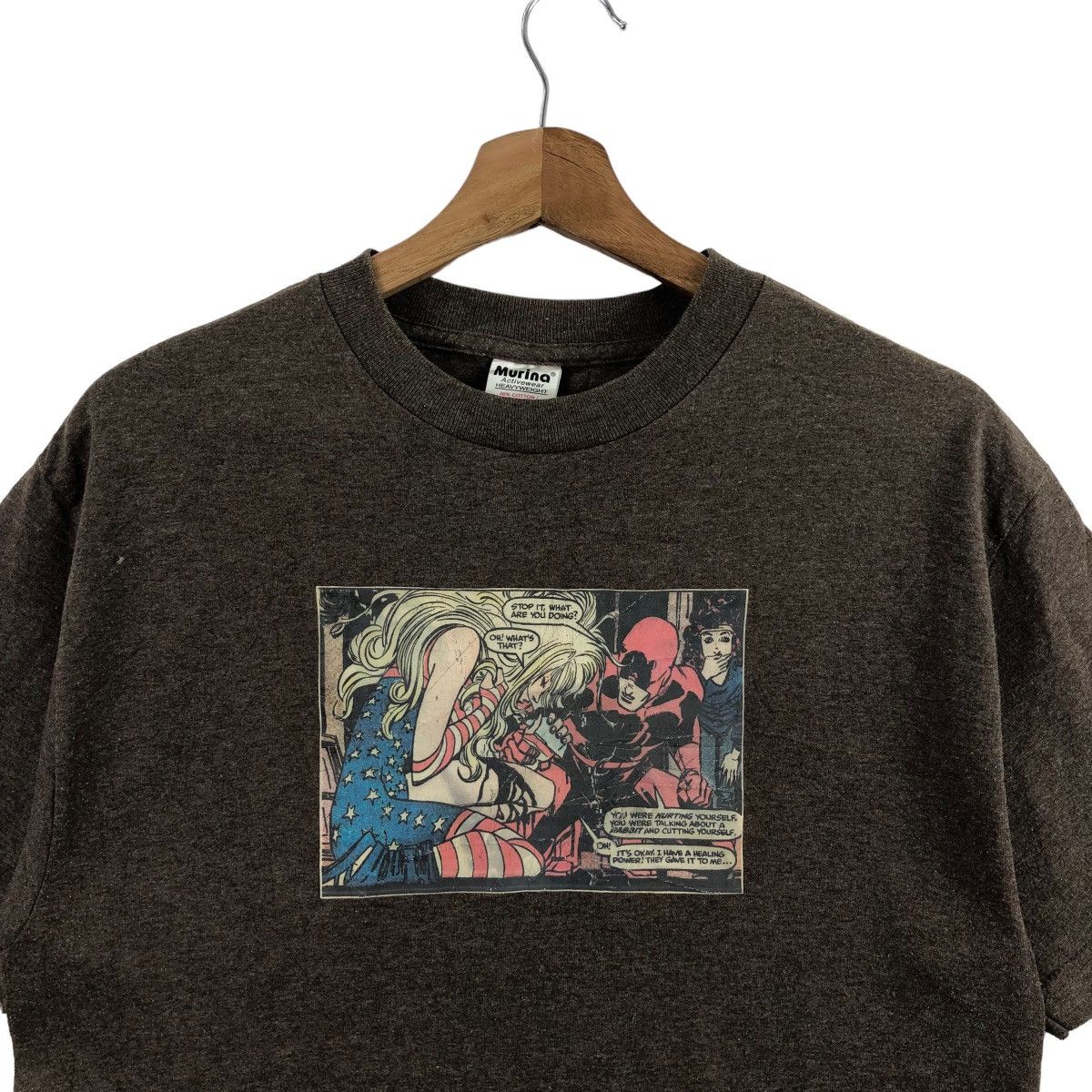 Marvel Comics × Vintage Vintage 90s DARE DEVIL Marvel Comics T-Shirt Cartoon Size US M / EU 48-50 / 2 - 2 Thumbnail