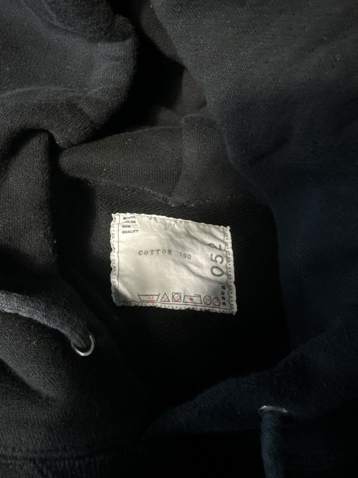 Sacai Black Sacai Hoodie “BIG LEBOWSKI” Size US L / EU 52-54 / 3 - 6 Thumbnail