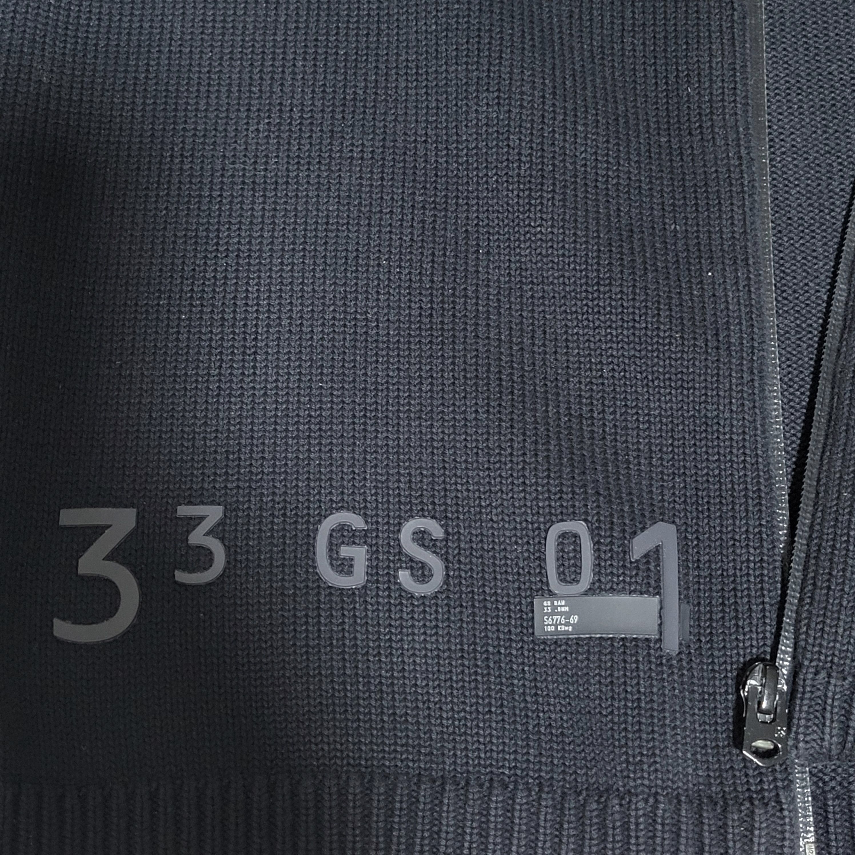G-Star G-Star Raw Y2K Black Full Zip Knit Sweater Jacket Size M Size US M / EU 48-50 / 2 - 3 Thumbnail