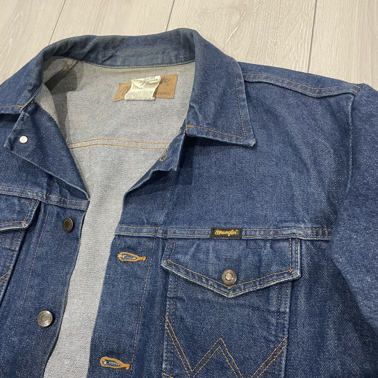 Vintage × Wrangler 80s Vintage Wrangler M-159 Western Denim Jeans Jacket bomber Size US L / EU 52-54 / 3 - 2 Thumbnail