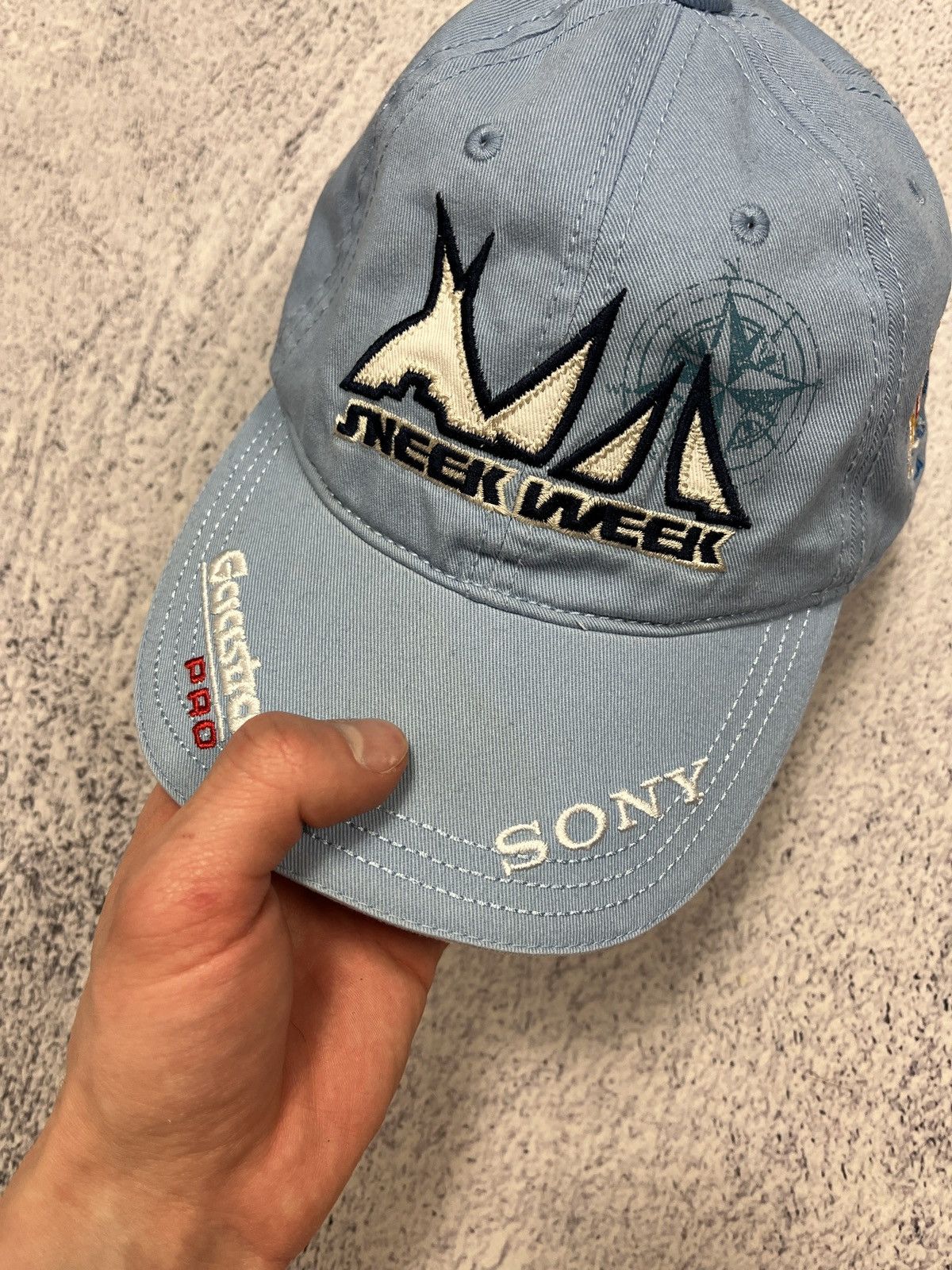 Vintage Sneek Week Royal Dutch Regatta Racing Cap Lipton Sony Rare Size ONE SIZE - 6 Thumbnail